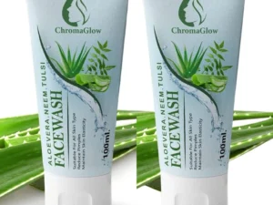 Chroma GLOW Face wash Enriched With Aloevera, Neem & Tulsi For Cleansing Moisturizes Pimple Control & Removes Excess Oil for Women & Men ( Pack of 2 ) Face Wash (200 g)